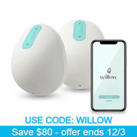 Willow® 3.0 Hands-Free Wearable 24mm Double Electric Breast Pump